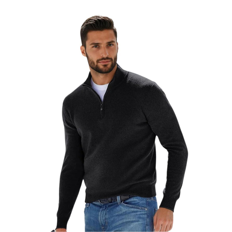 DAVID Old Money | Casual Zip Sweater