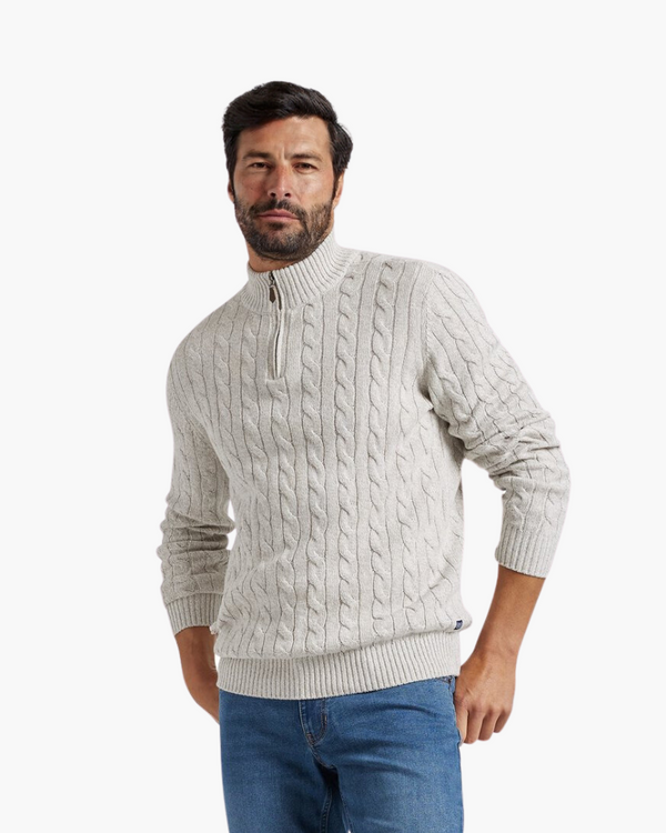 Luther Old Money - Verbier Half Zip Sweater