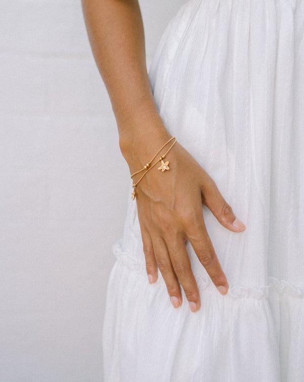 Starla Gold Starfish Layered Bracelet