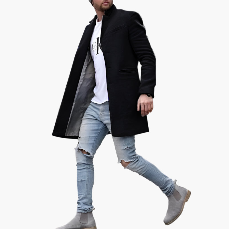 Patrick - Luxury Tailored Long Wool Coat