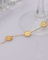 Thalia Gold Clover Chain Bracelet