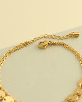 Amara Gold Circle Chain Bracelet