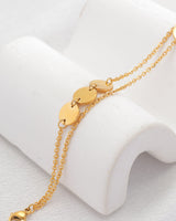 Mara Gold Circle Chain Bracelet