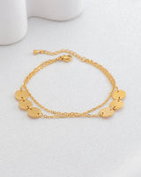 Mara Gold Circle Chain Bracelet