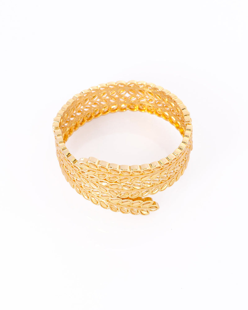 Laurel Gold Bangle