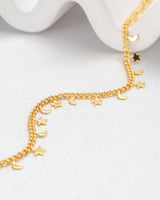 Moon and Stars Gold Bracelet