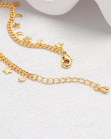 Moon and Stars Gold Bracelet