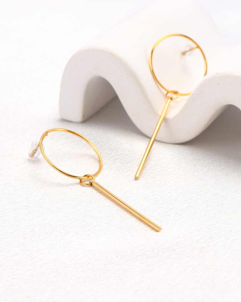 Imogen Gold Geometric Earring