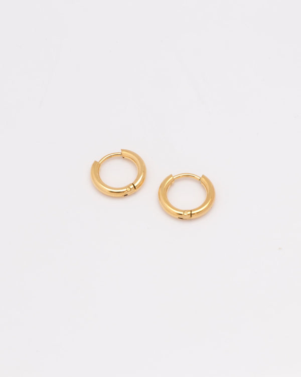 Luminara Gold Mini Huggies Earrings