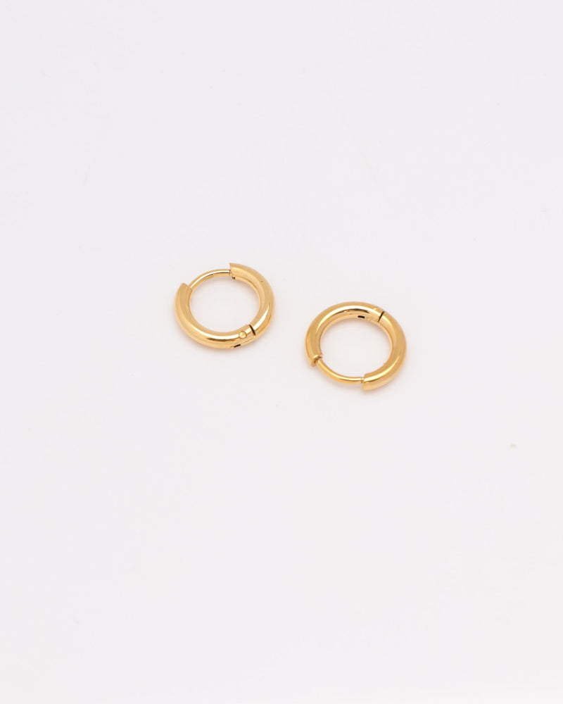 Luminara Gold Mini Huggies Earrings