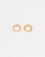 Luminara Gold Mini Huggies Earrings