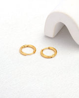 Luminara Gold Mini Huggies Earrings