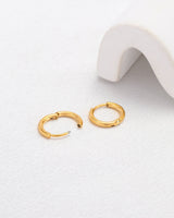 Luminara Gold Mini Huggies Earrings