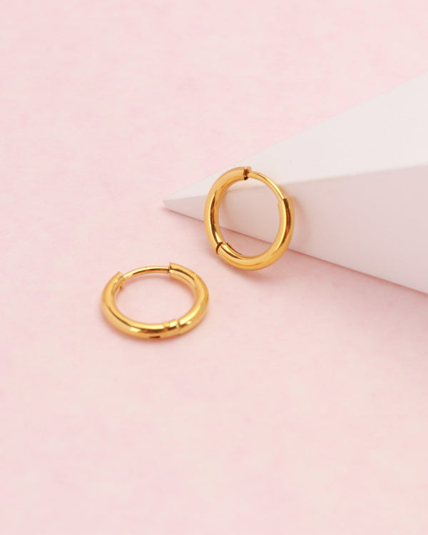 Luminara Gold Small Hoop Earrings