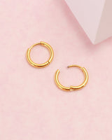 Luminara Gold Small Hoop Earrings