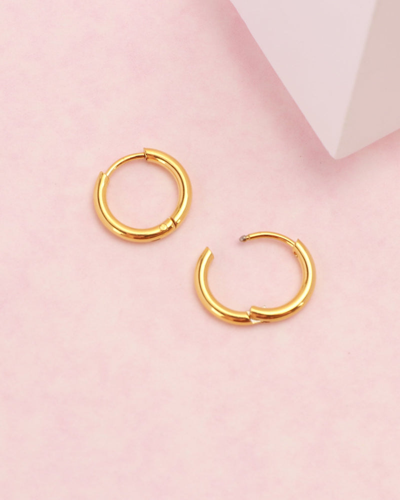 Luminara Gold Small Hoop Earrings