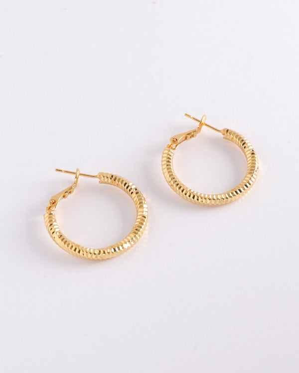 Adeline Gold Hoop Earrings