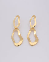 Calista Gold Irregular Earrings