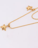 Starla Gold Starfish Layered Necklace