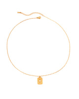 Celeste Gold Star Zirconia Necklace