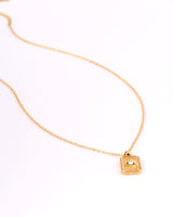 Celeste Gold Star Zirconia Necklace