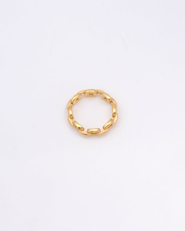 Alia Gold Chain Ring