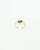 Tiger Eye Stone Gold Ring