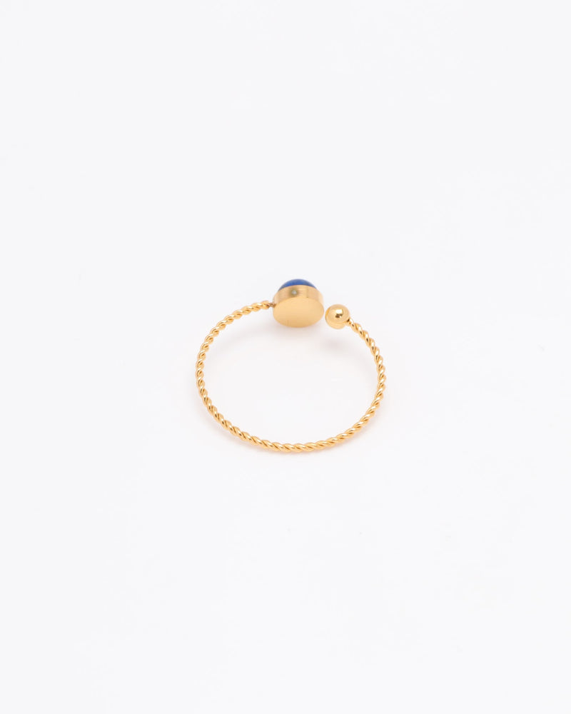 Lapis Lazuli Gold Ring