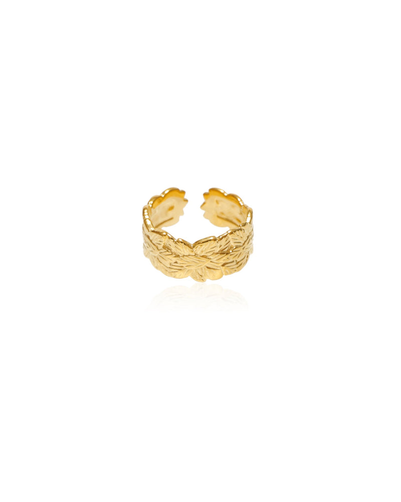 Laurel Gold Ring