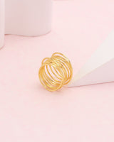 Solara Gold Thin Multi Wrap Ring