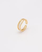 Mira Gold and White Ring