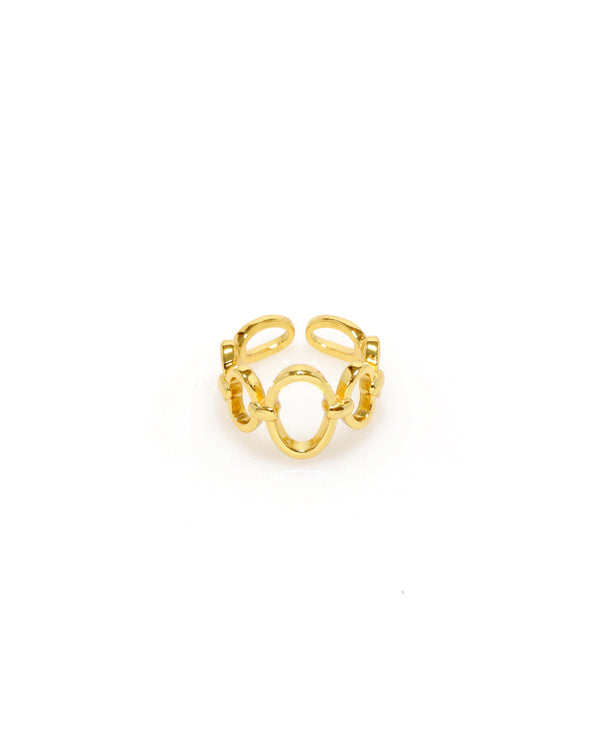 Celia Gold Chain Link Ring