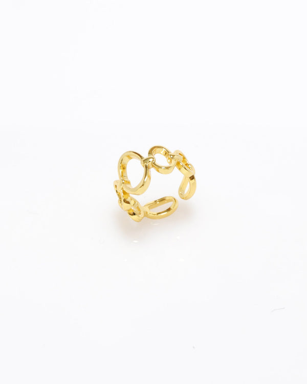 Celia Gold Chain Link Ring