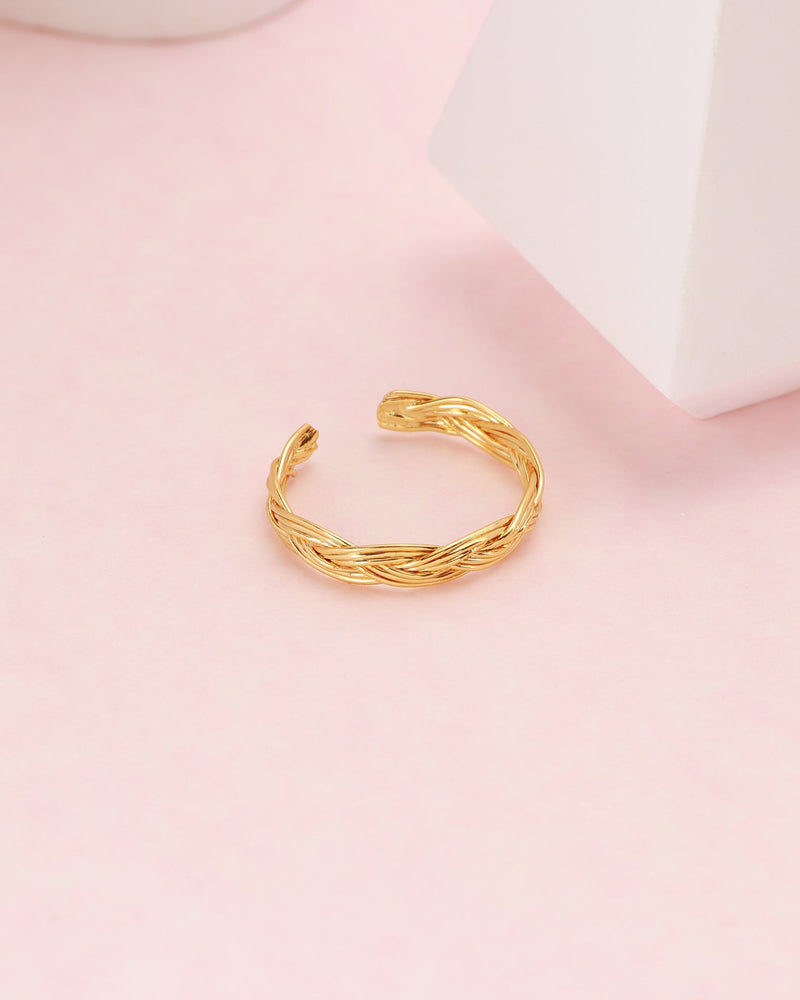 Tressa Gold Braided Ring