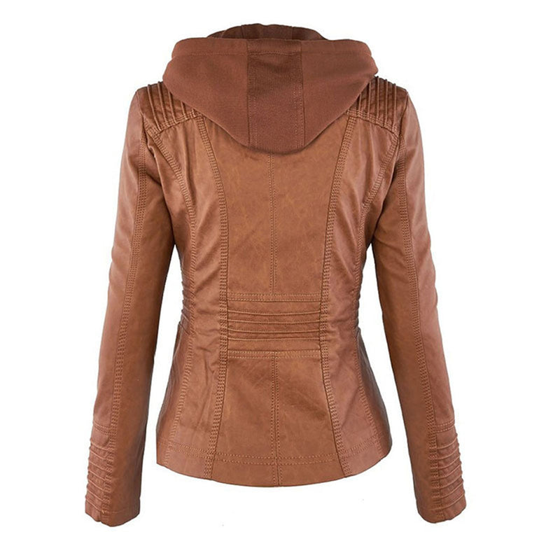 Olivia | Eco Faux Leather Jacket