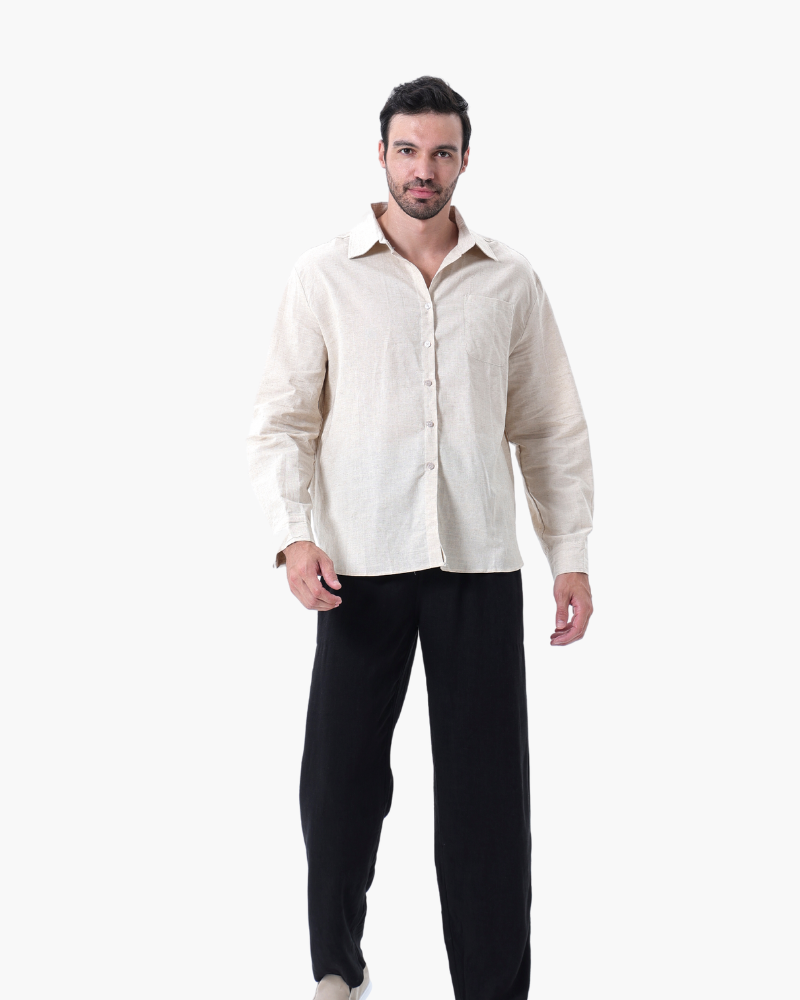 Luis 1 Old Money - Linen Combo Set (Longsleeve)