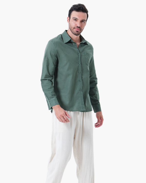 Luis 1 Old Money - Linen Combo Set (Longsleeve)