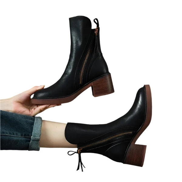 Evelyn 1 | Premium Waterproof Leather Boots