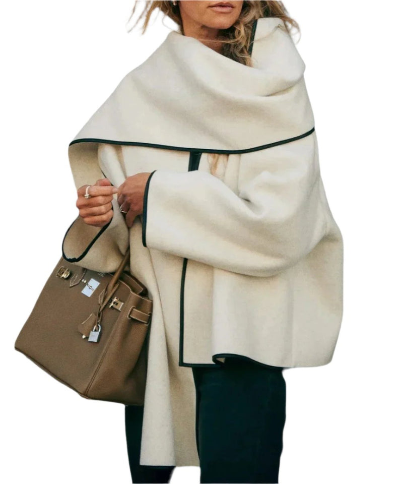 Sully | Short Coat With Minimalist French Scarf